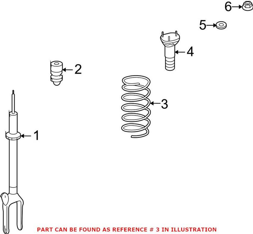 Mercedes Coil Spring - Front 2513210304